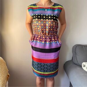 Etro Italy Silk Print Dress